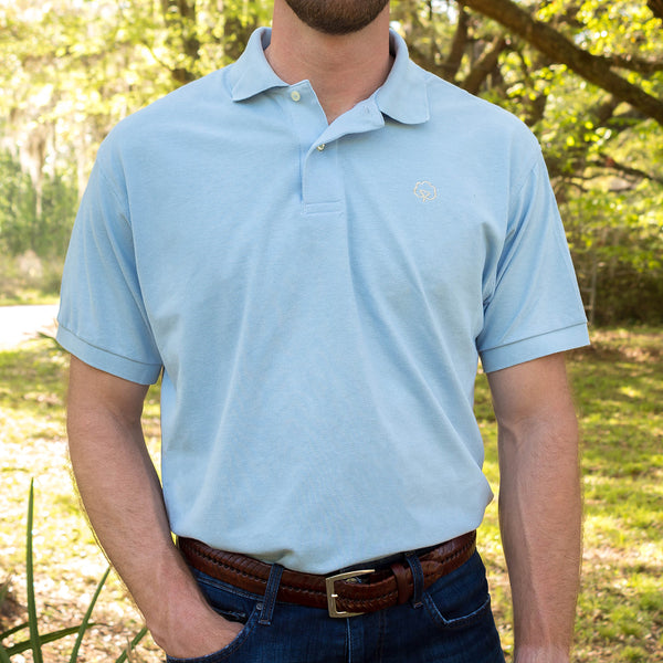 Men's Cotton Blue Ridge Polo