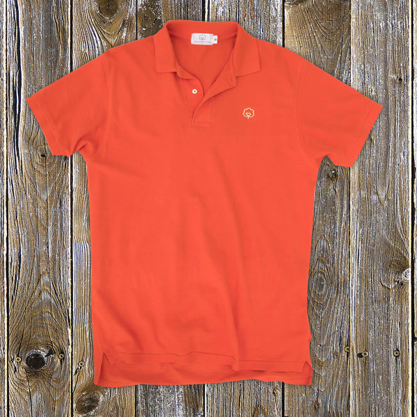 Men's Cotton Country Gentlemen Orange Polo